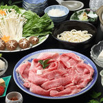 Beef shabu-shabu hotpot 6,050 yen