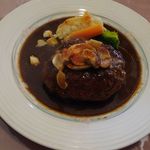 葡萄屋 - 2016.02.11ランチのハンバーグ