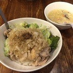 加納食堂 - 蒸し鶏ご飯