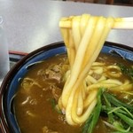 なかや - 鰹と昆布のうどん出汁に解かれたカレーが美味しいです、柔らかい、うどんに良く合います(2016.2.12)