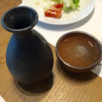 地酒BAR 山新 - H28.01.03 田友(熱燗)