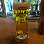 地酒BAR 山新 - H28.01.03 生ビール
