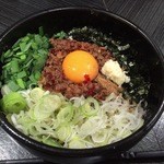 らーめんまぜそば あらし - 『台湾まぜそば』様（850円）台湾には無いこのまぜそば様最近楽しいんですよね～(笑)