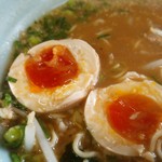 味のさつま - 熊野養鶏場の美豊卵の煮玉子です。