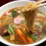 十八番 - 『広東麺』麺が細くて柔らかい