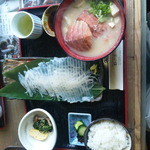 梅乃葉 - 活きイカ定食