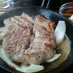 豚ステーキ　十一 - 2016年2月豚ステーキ