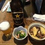 久昇 - 2016.2 再訪　以下　6枚　ビール、お通し、イイダコの桜煮