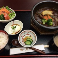 荒井屋 万國橋店 - 2016/02　牛デミ煮込み定食　1,500円