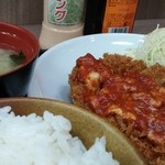 坂井精肉店 - ロースマルゲリータ定食（期間限定）