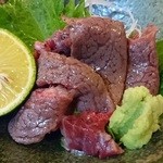 延喜寿し - くじら尾の身の炙り