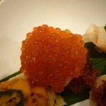 おしどり - イクラがあふれそう