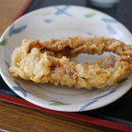 うわさの麺蔵 - げその天ぷら