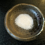 手打ちそば天ぷら 那央人 - 天麩羅用お塩