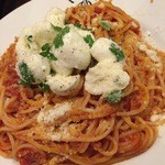 にんにくや - モッツァレラとトマトのパスタ