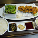 銀座ぎゅう道 - カルビ牛カツ膳