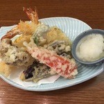 そば処 清の家 - 天ぷら、ふんわり衣で美味しく。