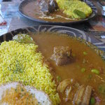 琉球珈琲館 - さらさらカレー（おいしい）