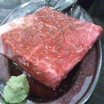 高屋敷肉店 - 厚切りロース