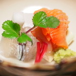 御料理 はやし - 赤貝・さより・剣先烏賊