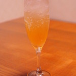 御料理 はやし - 妻が頂いた梅酒のソーダ割