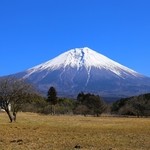 朝霧高原からは富士山の景観も素晴らしい。