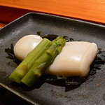 ふぐの白子昆布〆焼き