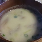 げんじろうの昼ごはん - きのこの豆乳スープ