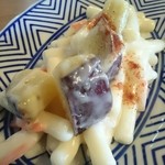 げんじろうの昼ごはん - 紅はるかのマカロニサラダ 