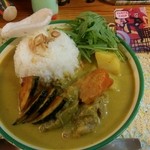 カラテチョップ - チキンやさいカレー　まろやかで美味しかった。ほくほくのカボチャが好き～(^o^)