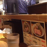 らーめん専門 和心 - カウンタ〜(^o、^)/