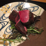 日本料理 幸庵 - 何と当日朝捕れたという鳥取産の野生鴨。火入れも完璧！超絶品☆