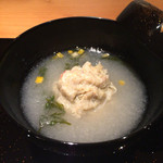 日本料理 幸庵 - お椀は松葉ガニの真薯で、身がギッシリ！