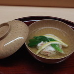 松川 - 間人蟹と蟹味噌のしんじょのお椀