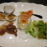 ステーキ・洋食のTANTO屋 - 前菜プレート　2016.2