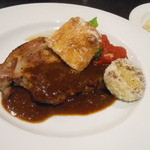 ステーキ・洋食のTANTO屋 - 国産ポークステーキ　2016.2