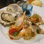 ステーキ・洋食のTANTO屋 - 明石鯛とスズキのポワレ　2016.2