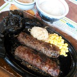 ブロンコビリー - 今回も炭焼きがんこハンバーグ。
