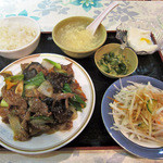 Hyakumisen - 牛肉オイスターソース炒め