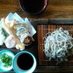 和楽路茶屋 - 天ざる蕎麦