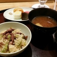 日本料理 太月 - ホタルいかの炊き込みご飯