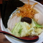 無銘 - 熟成練り醤油ラーメン 具だくさん(16-02)