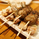 酒蔵 力 - 2016.2 トロカシラネギ間（130円）、カシラ（130円）、白モツ（100円）、
鳥ねぎ間（150円）、骨ボール（190円）