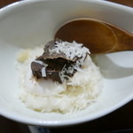 佳肴みを木 - ふぐ白子とトリュフのリゾット