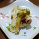 佳肴みを木 - 竹の子とイカ