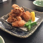 味処　大森 - あんこうの唐揚げです。鶏肉よりも柔らかいです。