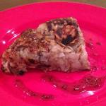 hippopotamus - 2月限定メニュー「蓮根と菊芋のハッシュ
メイプルマスタードソース」
蓮根と菊芋の土っぽい香り、シャキシャキ感、ねっとり感、野菜好きにはたまらないお味‼︎
このお二方はシンプルにお召し上がりいただきたいので、あえてあまり手を加えないお料理にしました！
ワインに合います〜