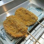 やきとり 松良 - 黒はんぺんフライ１枚１２０円(201602)
