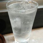 やきとり 松良 - 芋焼酎水割り(201602)
