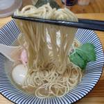 中華そば よしかわ - 鯛煮干しそば麺リフト。